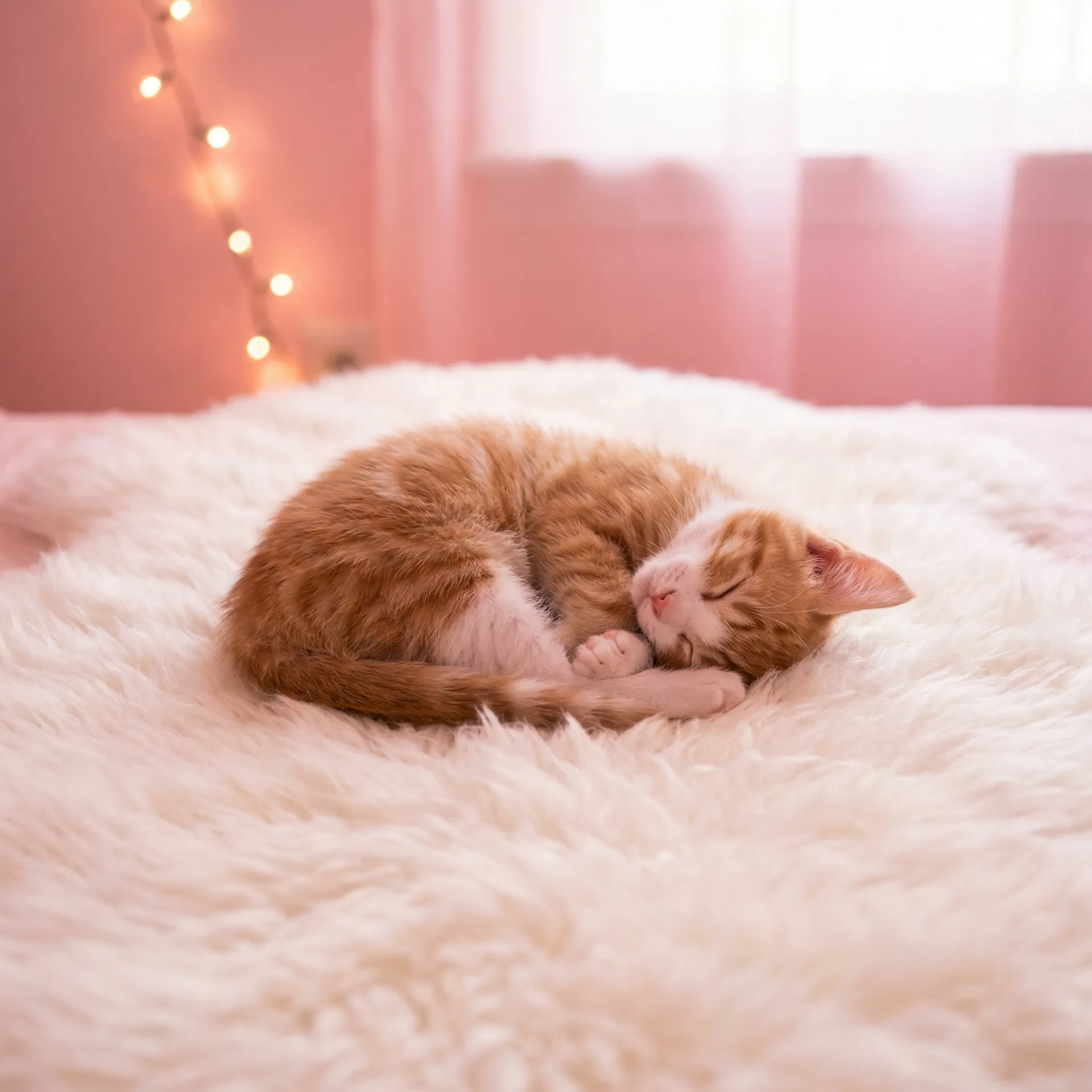 小猫蜷成一团入睡 - 下一站是幸福电视剧全集在线观看